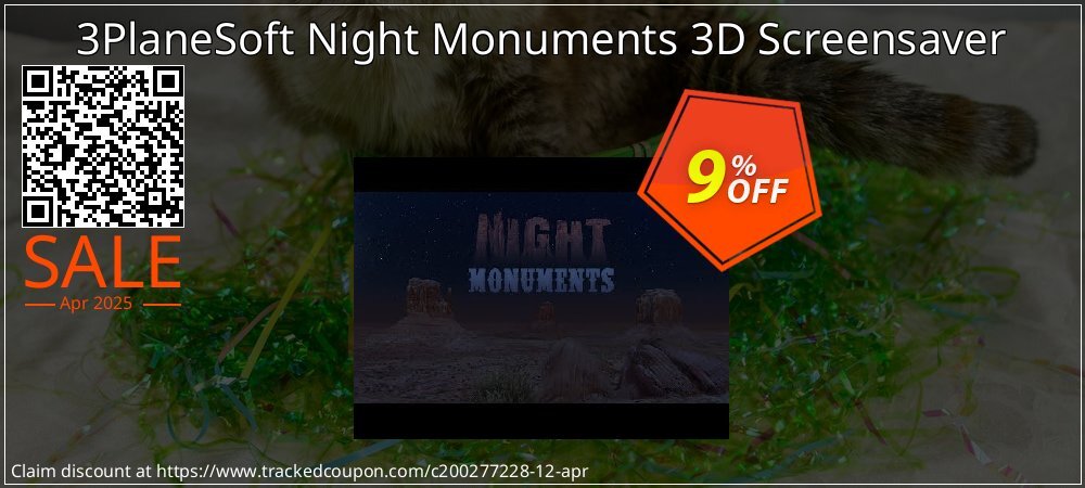 3PlaneSoft Night Monuments 3D Screensaver coupon on April Fools' Day promotions