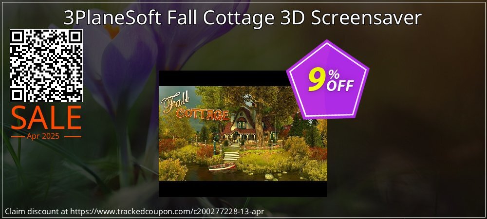 3PlaneSoft Fall Cottage 3D Screensaver coupon on Easter Day sales