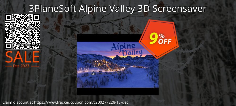 3PlaneSoft Alpine Valley 3D Screensaver coupon on National Walking Day offer