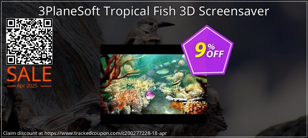 3PlaneSoft Tropical Fish 3D Screensaver coupon on Easter Day offering sales