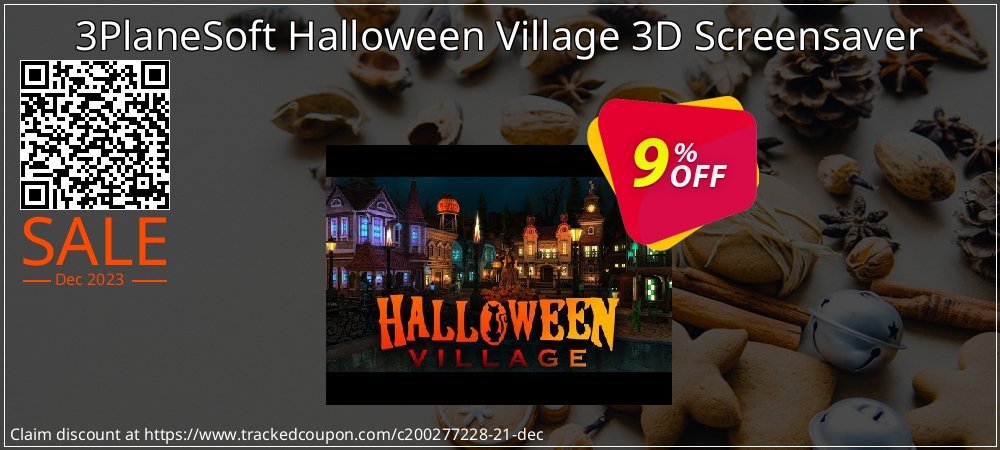 3PlaneSoft Halloween Village 3D Screensaver coupon on World Party Day promotions