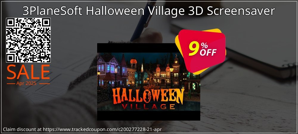 3PlaneSoft Halloween Village 3D Screensaver coupon on World Party Day promotions