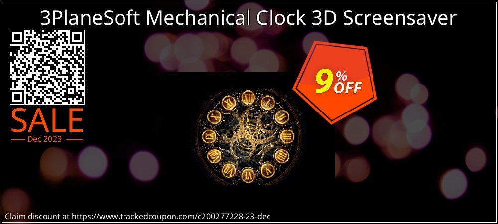 3PlaneSoft Mechanical Clock 3D Screensaver coupon on Easter Day deals