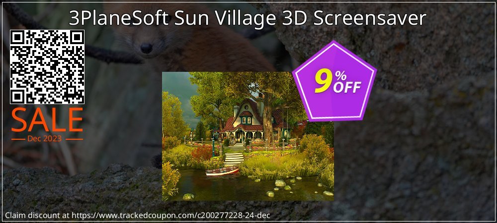 3PlaneSoft Sun Village 3D Screensaver coupon on Tell a Lie Day offer