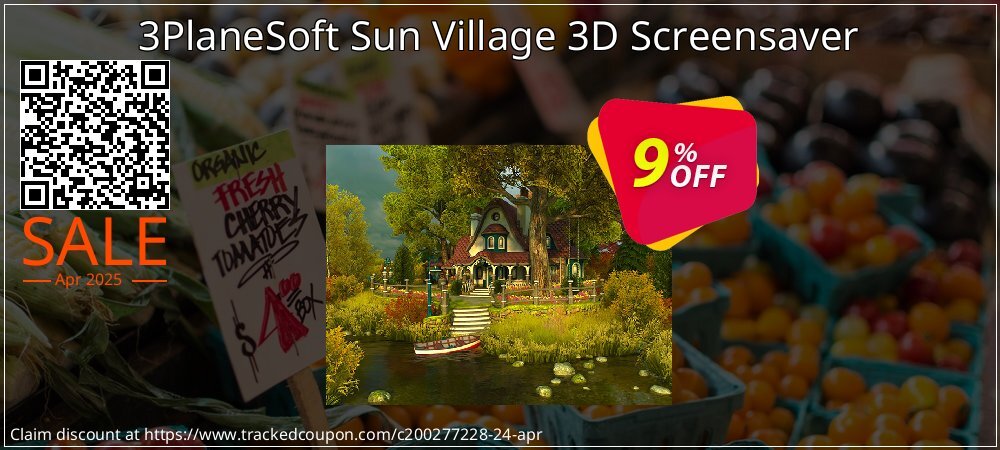 3PlaneSoft Sun Village 3D Screensaver coupon on World Password Day discount