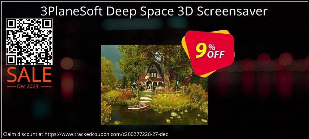 3PlaneSoft Deep Space 3D Screensaver coupon on April Fools' Day offering sales