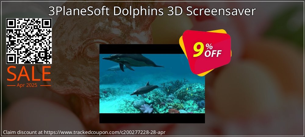 3PlaneSoft Dolphins 3D Screensaver coupon on Constitution Memorial Day discounts