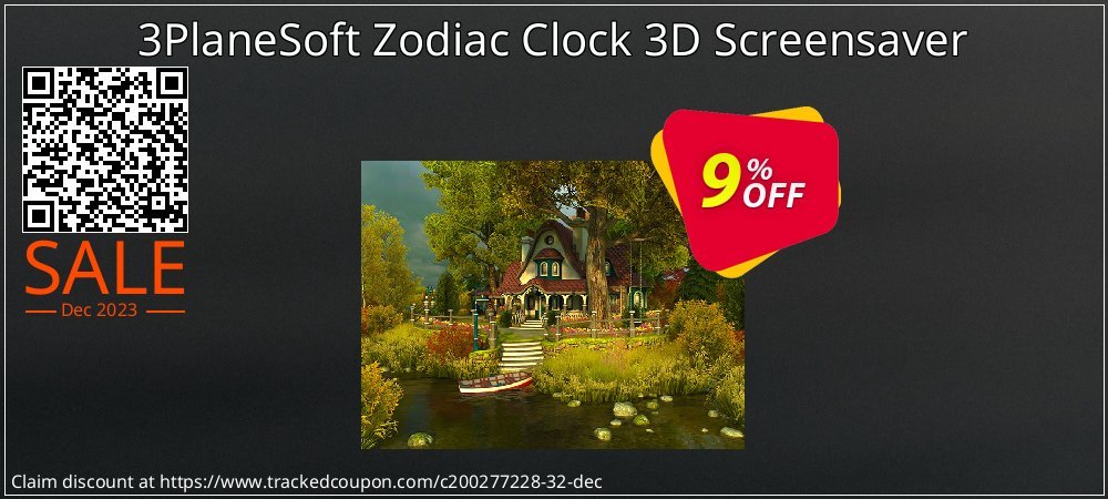 3PlaneSoft Zodiac Clock 3D Screensaver coupon on April Fools' Day deals