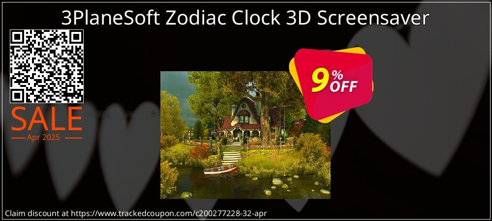 3PlaneSoft Zodiac Clock 3D Screensaver coupon on Working Day offer