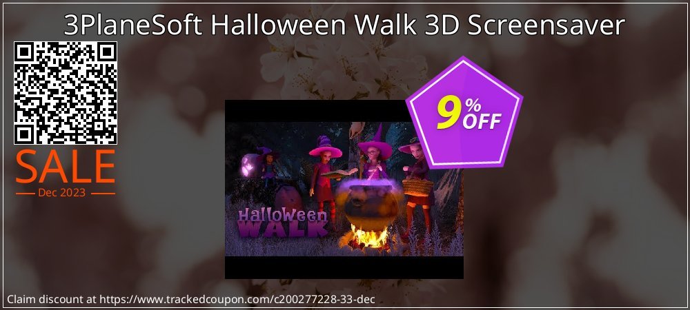 3PlaneSoft Halloween Walk 3D Screensaver coupon on Easter Day offer