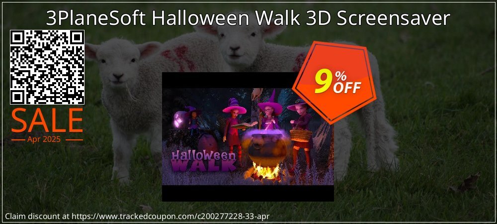 3PlaneSoft Halloween Walk 3D Screensaver coupon on Easter Day offer