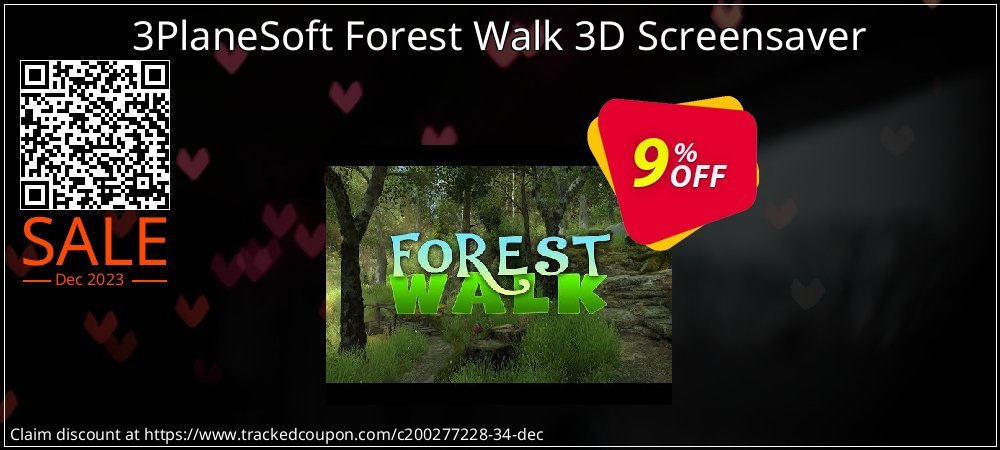 3PlaneSoft Forest Walk 3D Screensaver coupon on April Fools' Day offer
