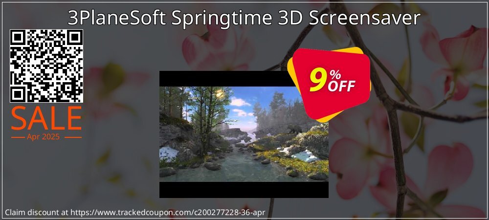 3PlaneSoft Springtime 3D Screensaver coupon on Palm Sunday offering discount