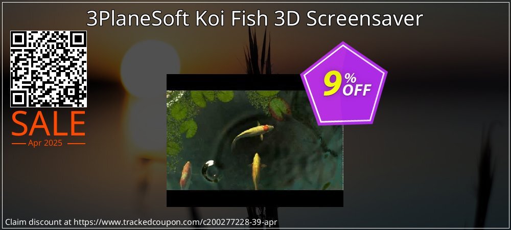 3PlaneSoft Koi Fish 3D Screensaver coupon on World Password Day sales