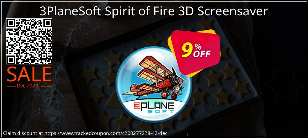 3PlaneSoft Spirit of Fire 3D Screensaver coupon on April Fools' Day offer