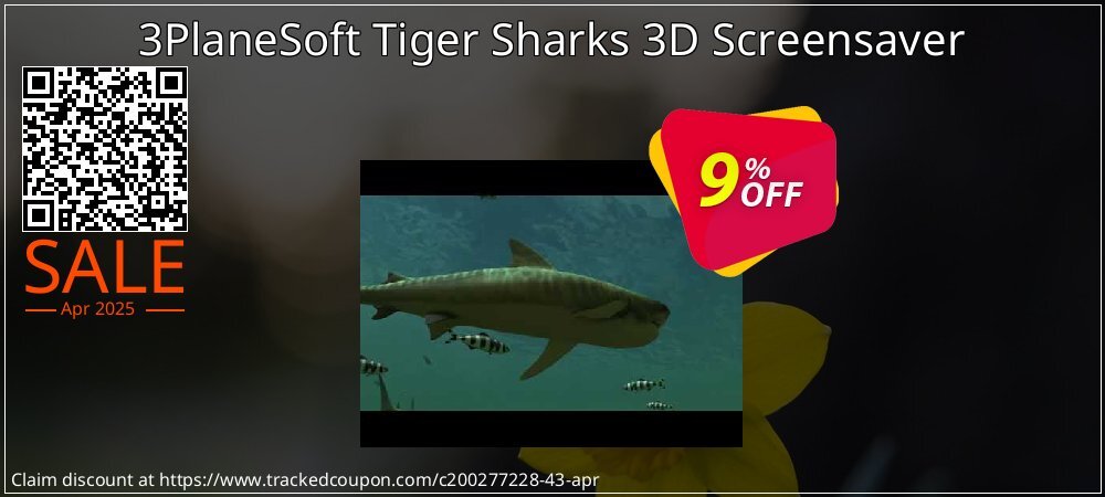 3PlaneSoft Tiger Sharks 3D Screensaver coupon on Easter Day discount