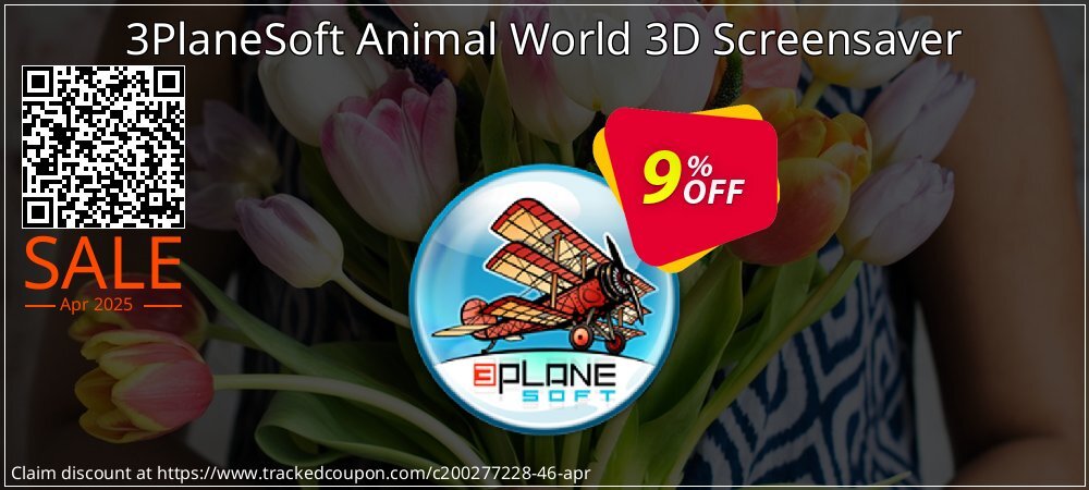 3PlaneSoft Animal World 3D Screensaver coupon on World Party Day super sale