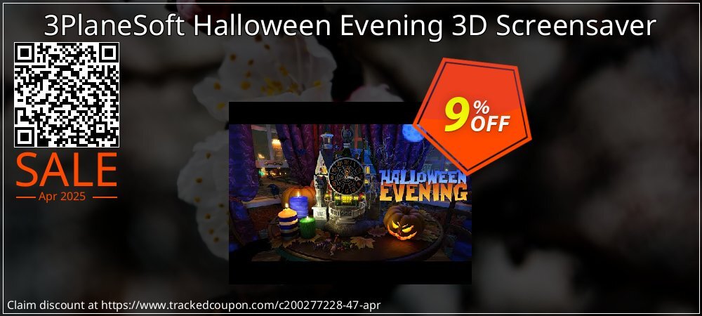3PlaneSoft Halloween Evening 3D Screensaver coupon on Working Day promotions