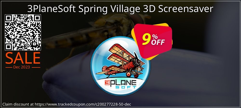 3PlaneSoft Spring Village 3D Screensaver coupon on National Walking Day deals