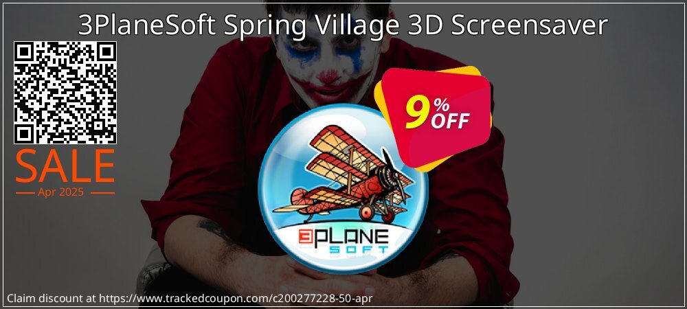 3PlaneSoft Spring Village 3D Screensaver coupon on National Walking Day deals