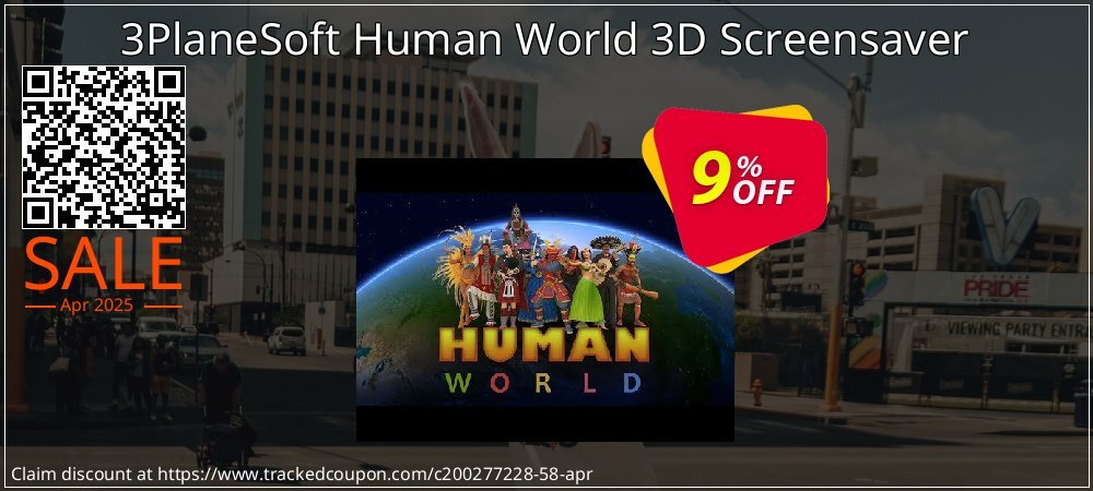 3PlaneSoft Human World 3D Screensaver coupon on Easter Day sales