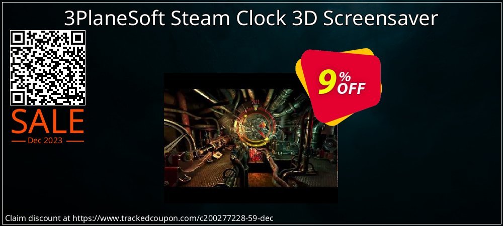 3PlaneSoft Steam Clock 3D Screensaver coupon on April Fools' Day sales
