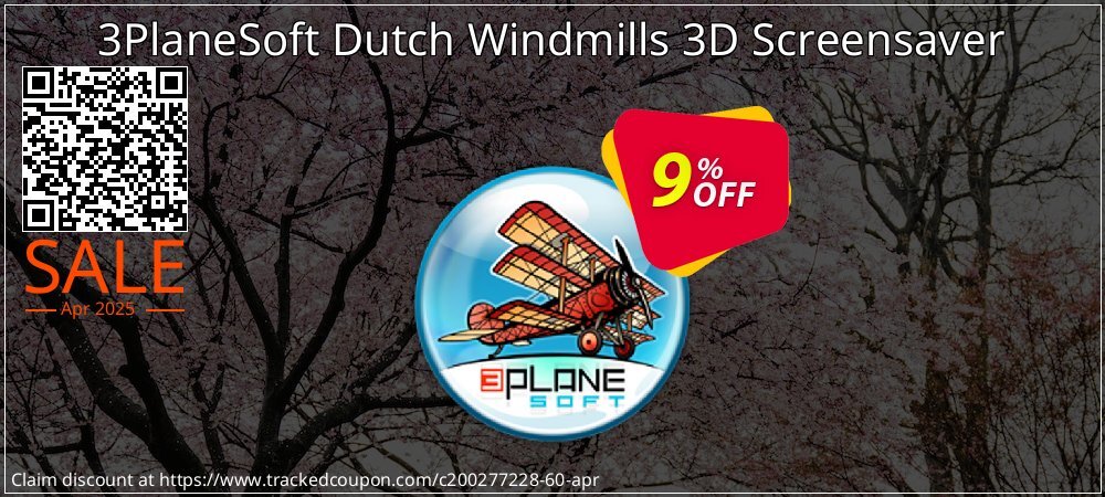 3PlaneSoft Dutch Windmills 3D Screensaver coupon on National Walking Day offer