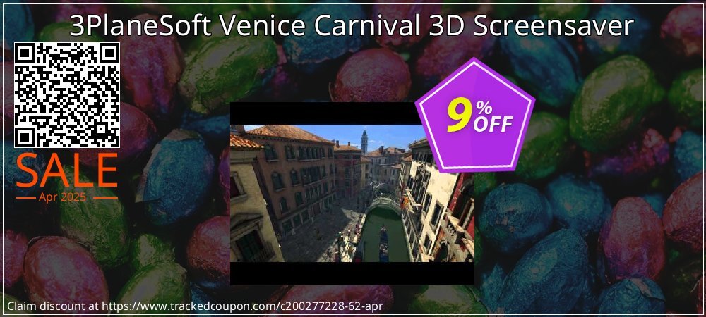 3PlaneSoft Venice Carnival 3D Screensaver coupon on April Fools' Day offering discount