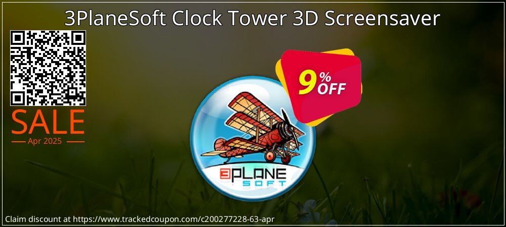 3PlaneSoft Clock Tower 3D Screensaver coupon on Easter Day offering sales