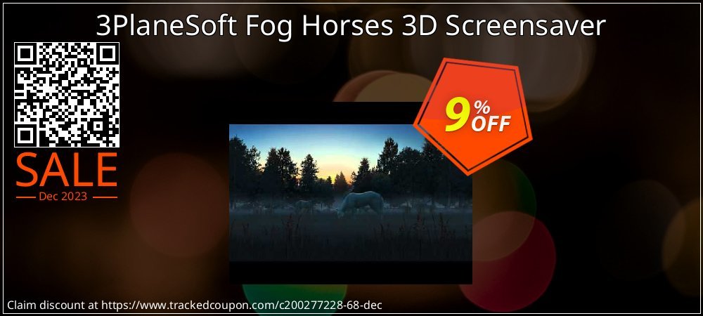 3PlaneSoft Fog Horses 3D Screensaver coupon on Easter Day deals