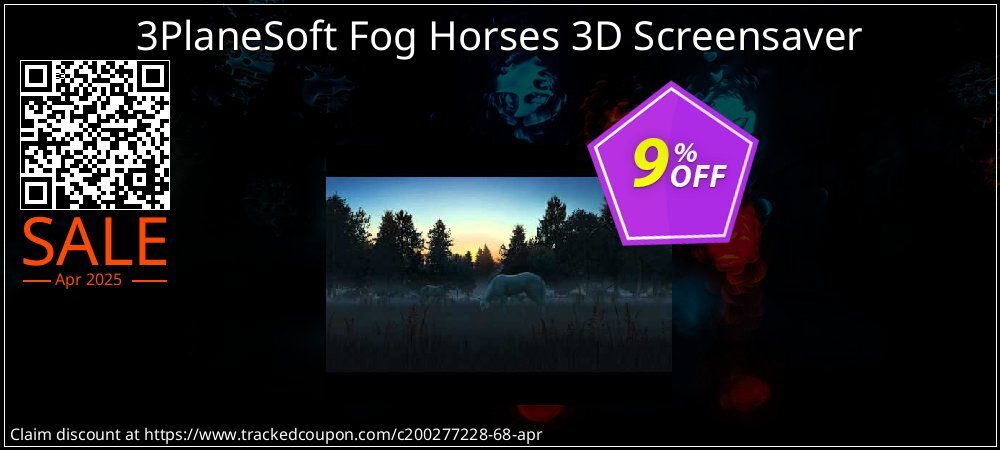 3PlaneSoft Fog Horses 3D Screensaver coupon on Constitution Memorial Day offer