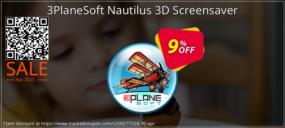 3PlaneSoft Nautilus 3D Screensaver coupon on Mother Day offering discount