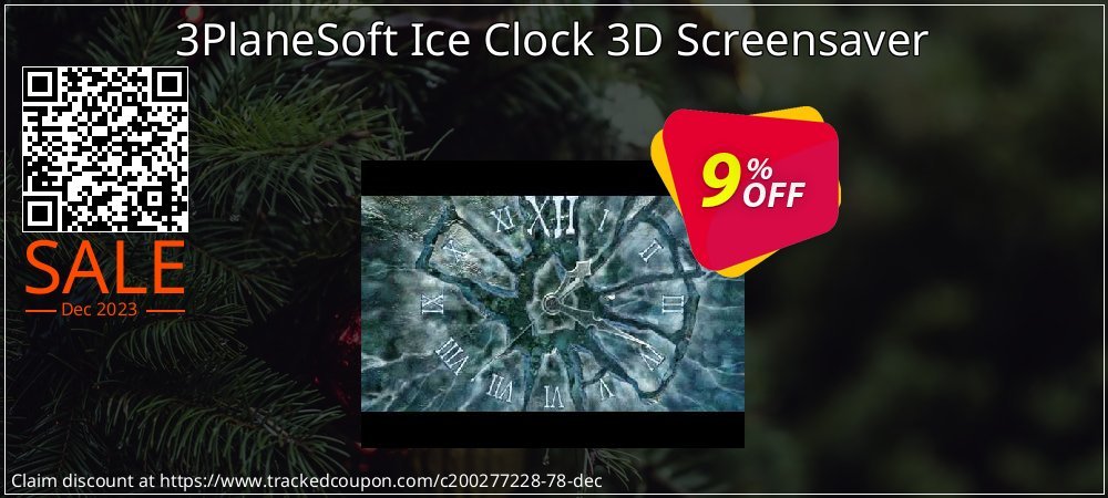 3PlaneSoft Ice Clock 3D Screensaver coupon on Easter Day offer