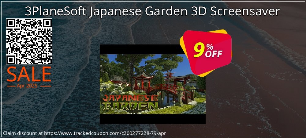3PlaneSoft Japanese Garden 3D Screensaver coupon on World Password Day offering discount