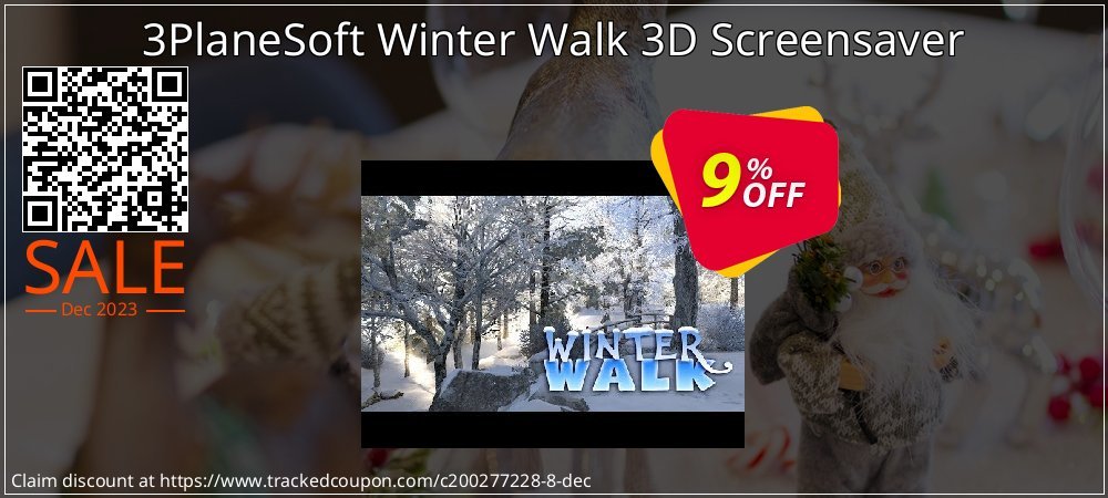 3PlaneSoft Winter Walk 3D Screensaver coupon on Easter Day offering discount