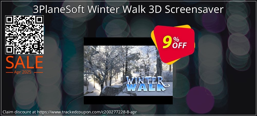 3PlaneSoft Winter Walk 3D Screensaver coupon on Easter Day offering discount