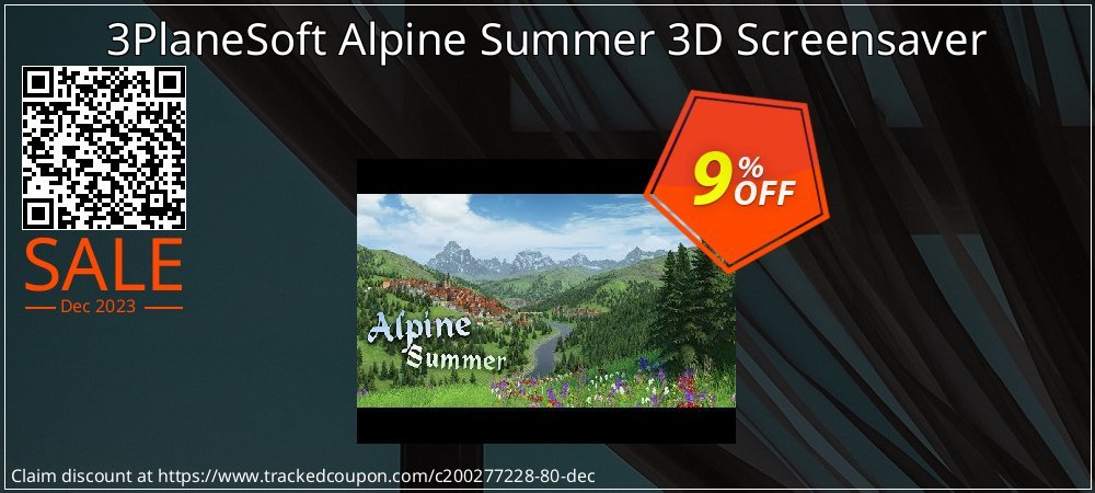 3PlaneSoft Alpine Summer 3D Screensaver coupon on National Walking Day offering discount
