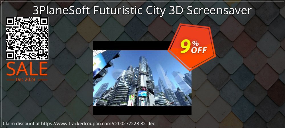 3PlaneSoft Futuristic City 3D Screensaver coupon on April Fools Day offering sales