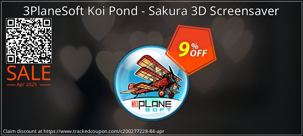 3PlaneSoft Koi Pond - Sakura 3D Screensaver coupon on World Password Day sales