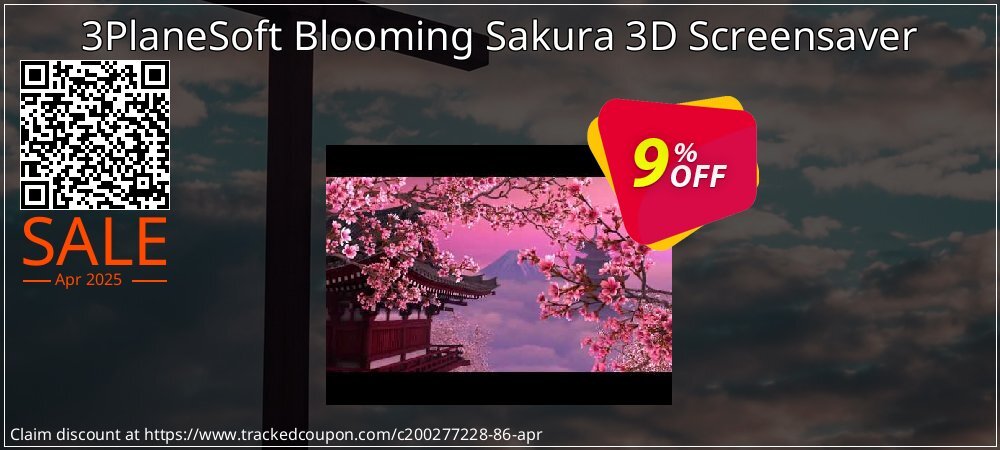 3PlaneSoft Blooming Sakura 3D Screensaver coupon on World Party Day deals