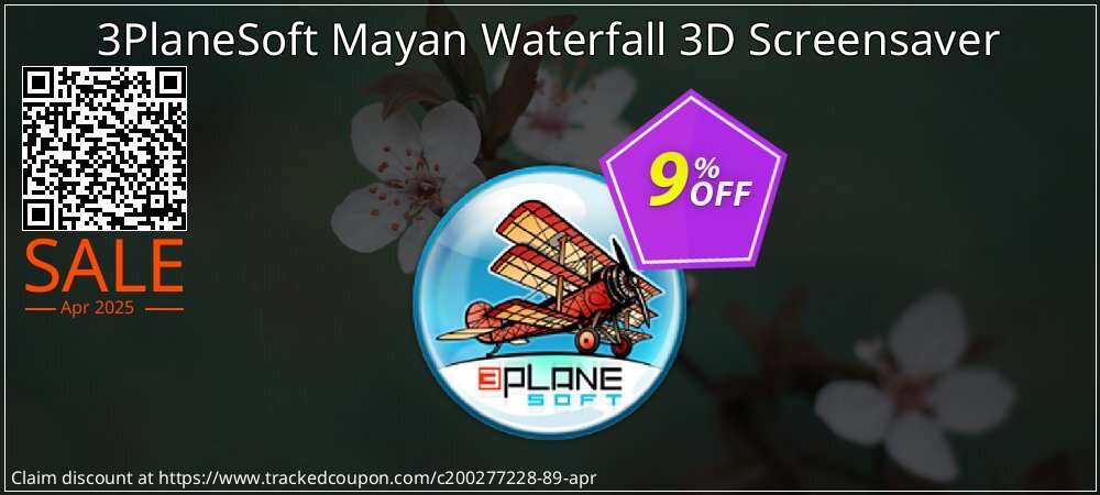 3PlaneSoft Mayan Waterfall 3D Screensaver coupon on World Password Day offering sales