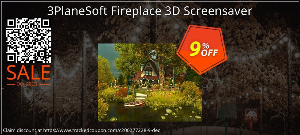 3PlaneSoft Fireplace 3D Screensaver coupon on April Fools' Day offering discount