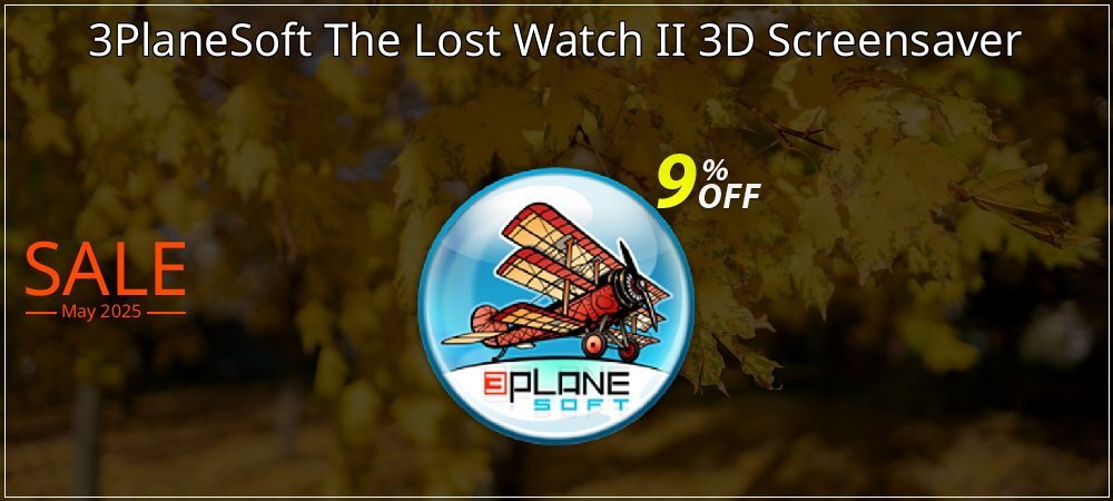 3PlaneSoft The Lost Watch II 3D Screensaver coupon on World Party Day super sale