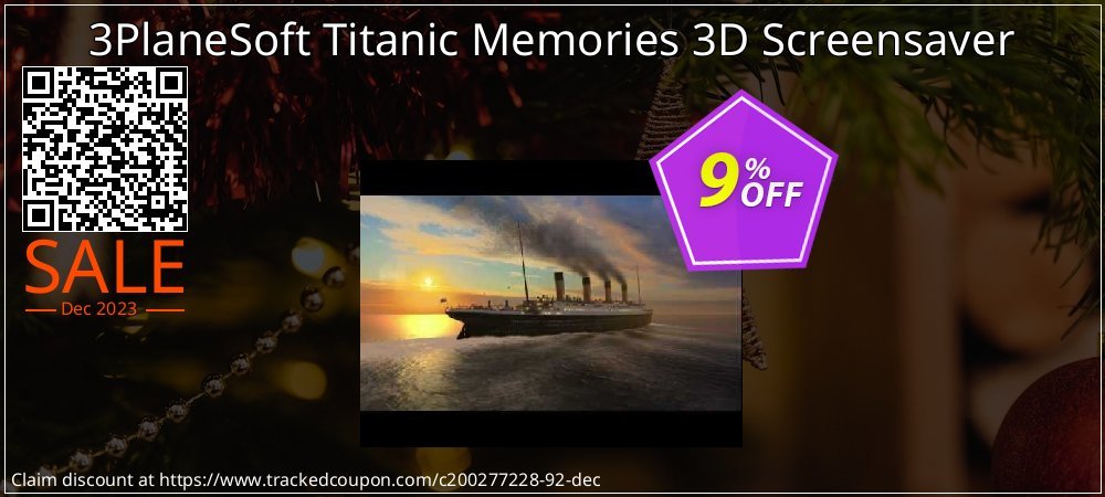 3PlaneSoft Titanic Memories 3D Screensaver coupon on Working Day promotions
