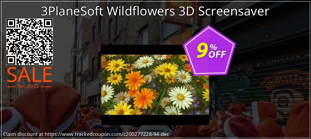 3PlaneSoft Wildflowers 3D Screensaver coupon on April Fools' Day promotions
