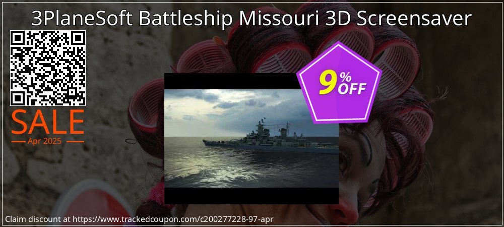 3PlaneSoft Battleship Missouri 3D Screensaver coupon on Working Day offering discount