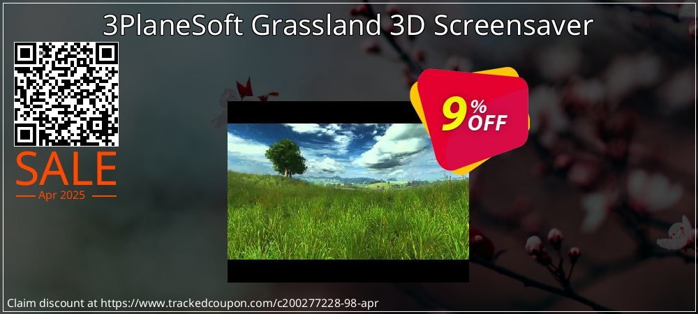 3PlaneSoft Grassland 3D Screensaver coupon on Easter Day offering discount