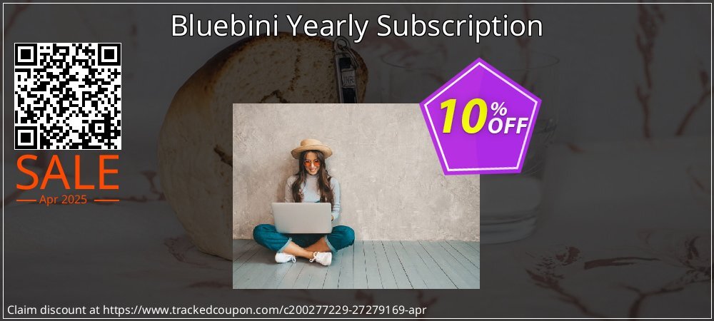 Bluebini Yearly Subscription coupon on April Fools' Day discount