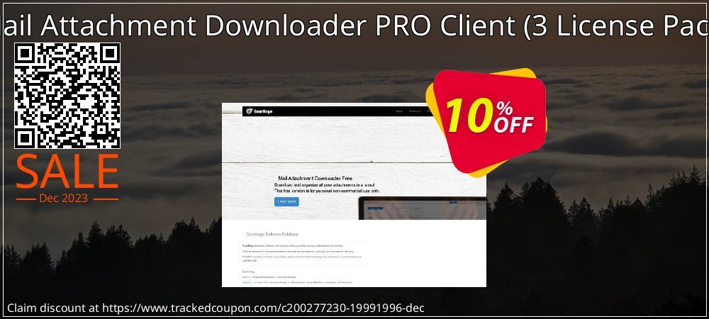 Mail Attachment Downloader PRO Client - 3 License Pack  coupon on New Year's Day discount