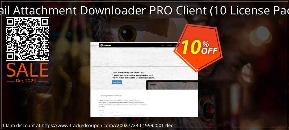 Mail Attachment Downloader PRO Client - 10 License Pack  coupon on Palm Sunday deals